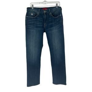 Guess Dark Wash Lincoln Slim-Straight Denim Jeans 32x29